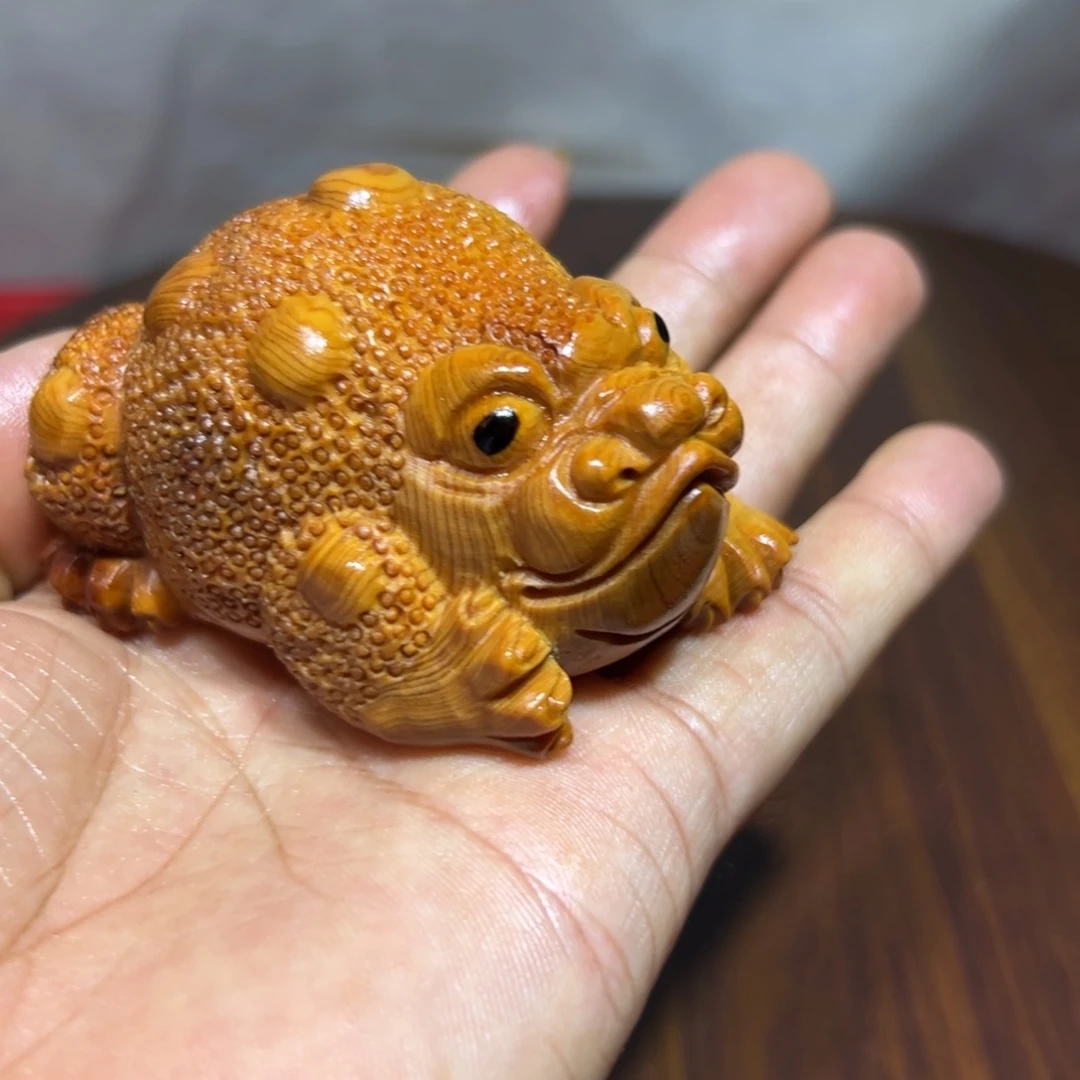 萧***月柏木（崖柏）崖柏手工雕刻呱呱