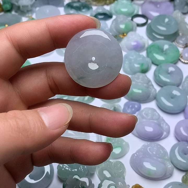 翡翠未镶嵌颈饰天然翡翠