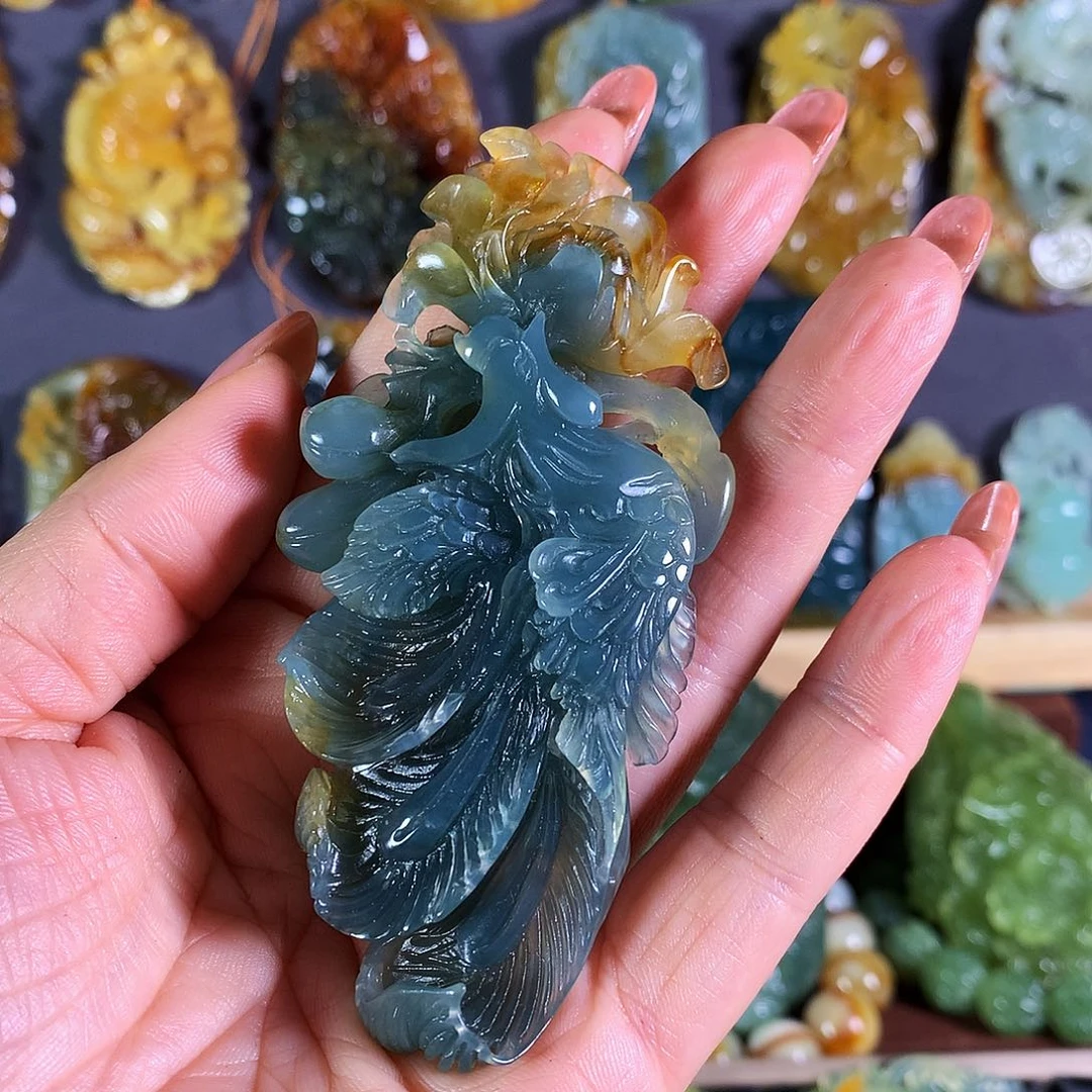 岫玉吊坠(赠链)未镶嵌春****3