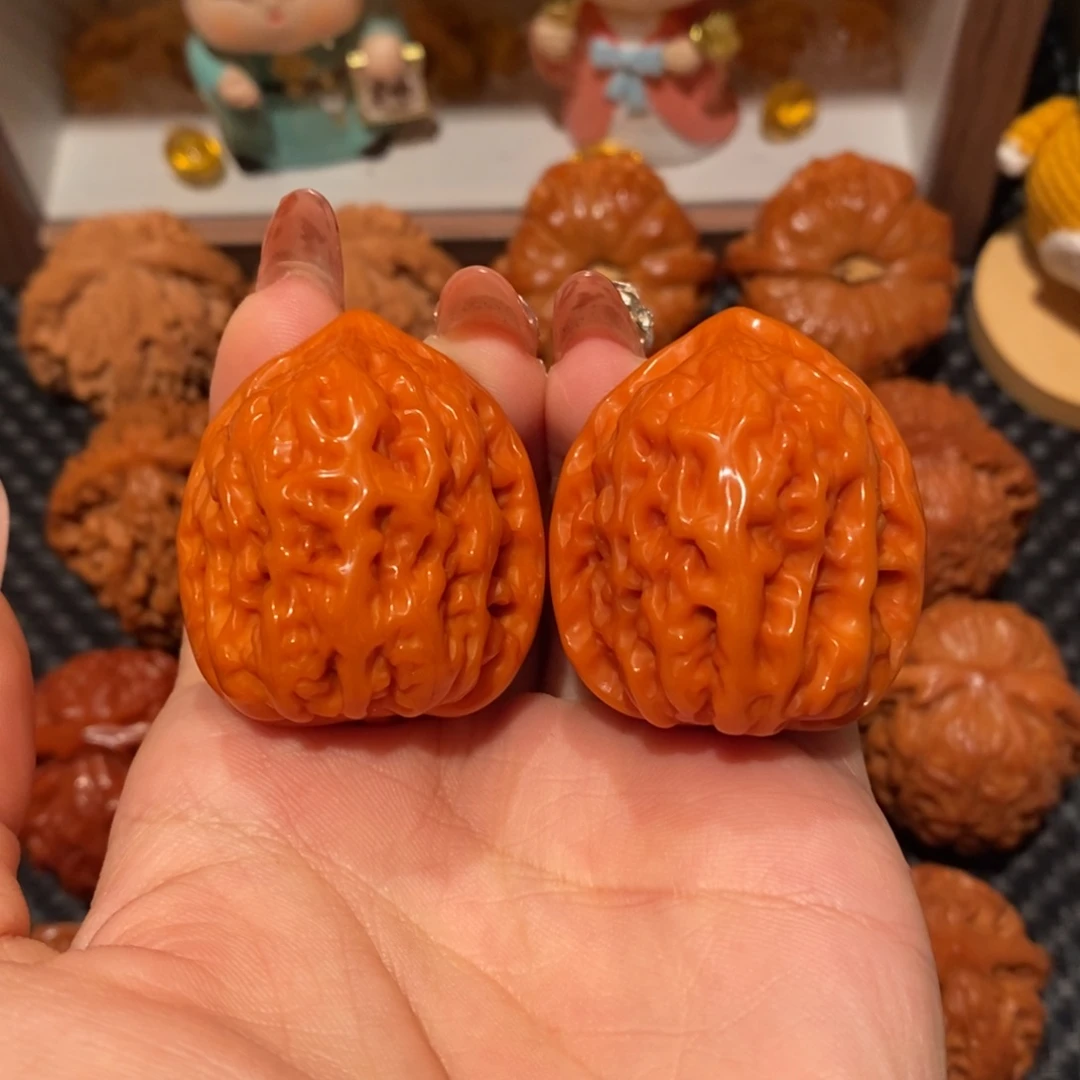 桃核吊坠34.3玉化鸡心，1055