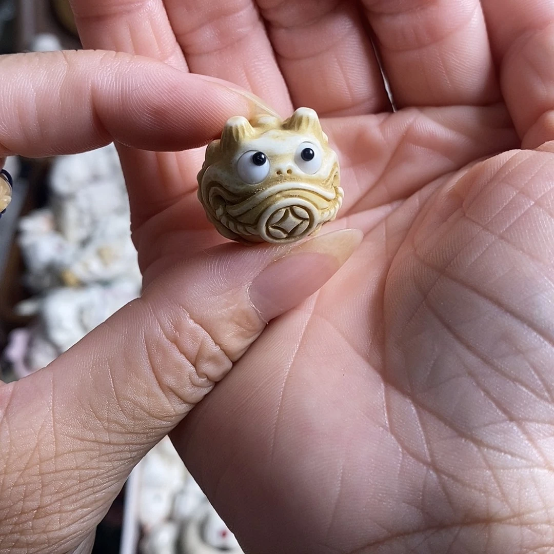 鹿骨把件10号有钱呱