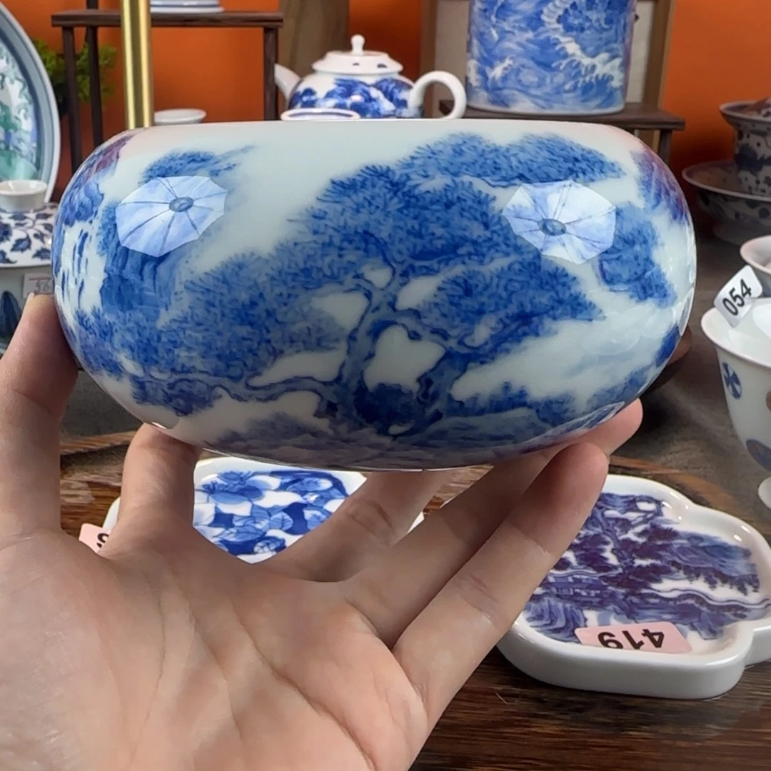 瓷片景德镇手绘青花茶器350