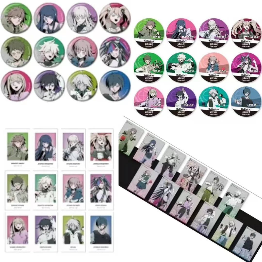 【弹丸论破】ROUND1联动限定保龄球吧唧 告白徽章 明信片 卡 盲盒