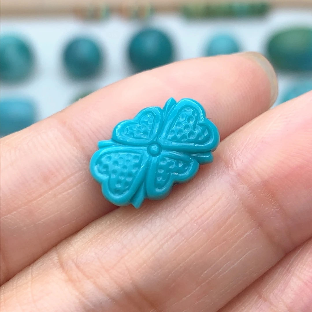 未镶嵌绿松石珠宝奇石