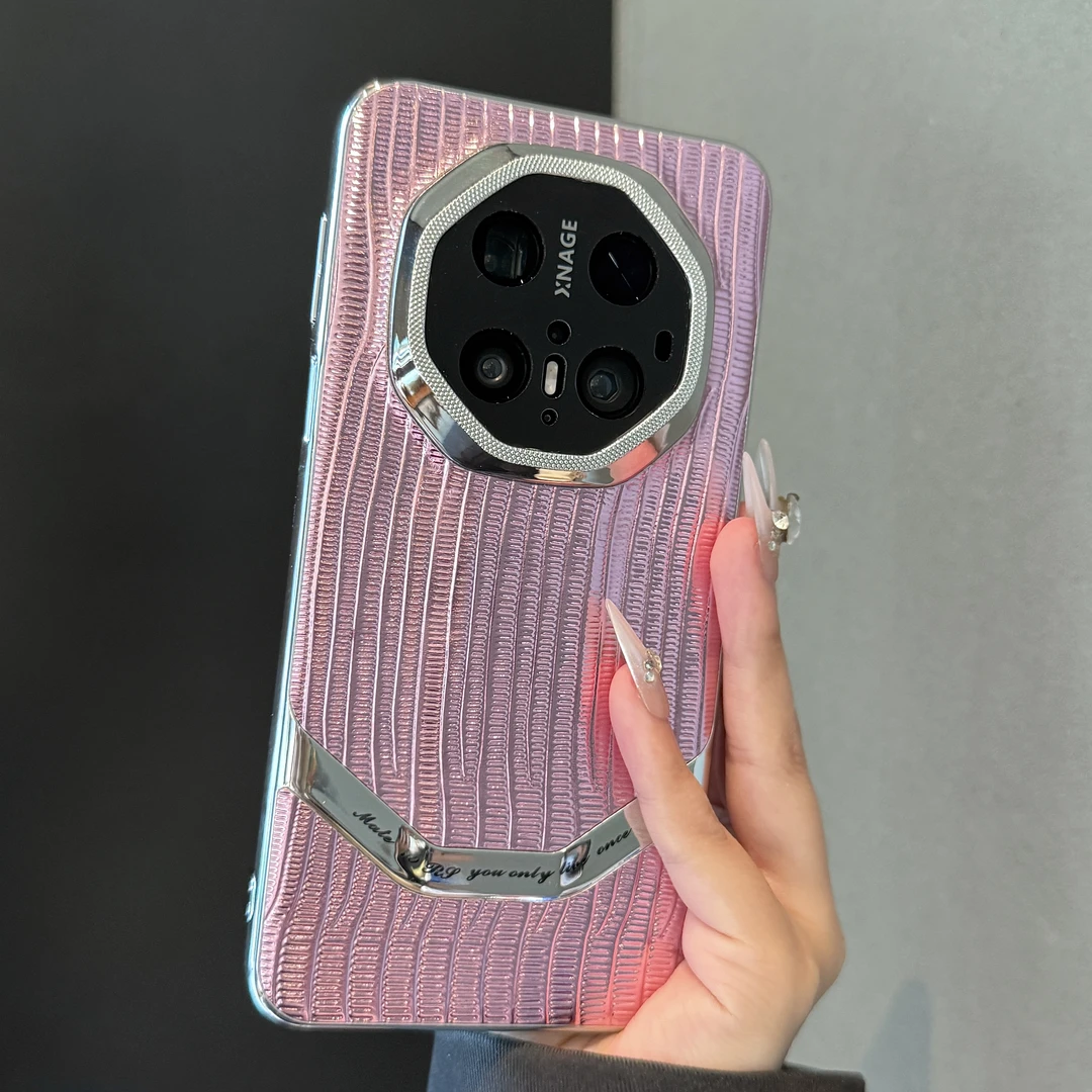 【高品质】适用华为mate70rs非凡大师手机壳电镀龙鳞纹防摔保护套