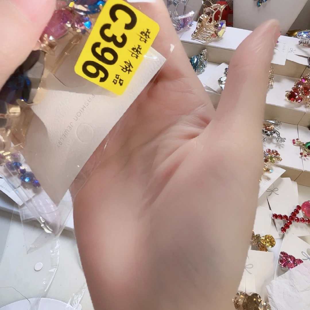 铁合金皮质施华发夹