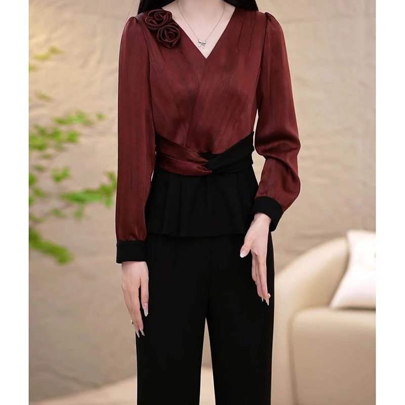 【两件套】套装女2025新款春秋爆款轻奢高级感婚宴两件套TX0062