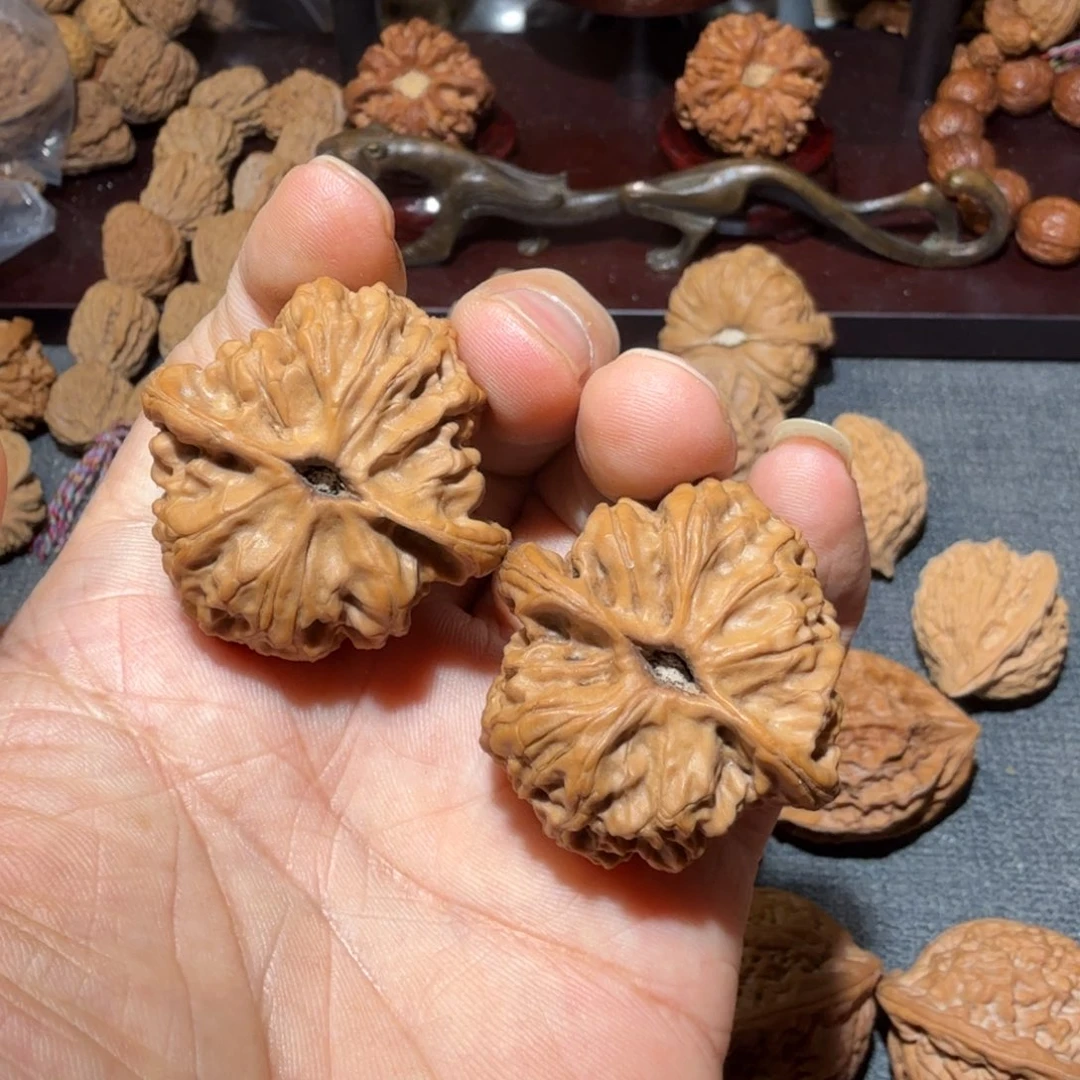 把件文玩核桃梨木台39