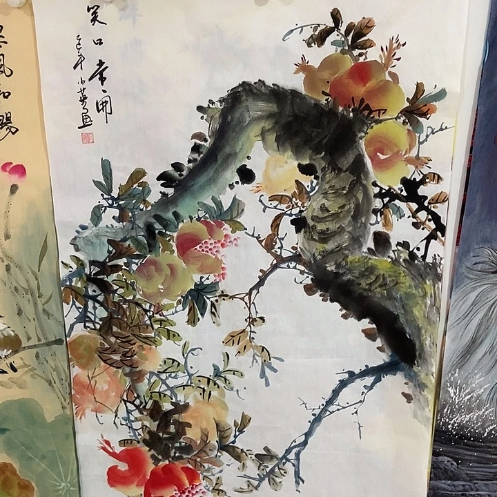 小周画廊的直播间