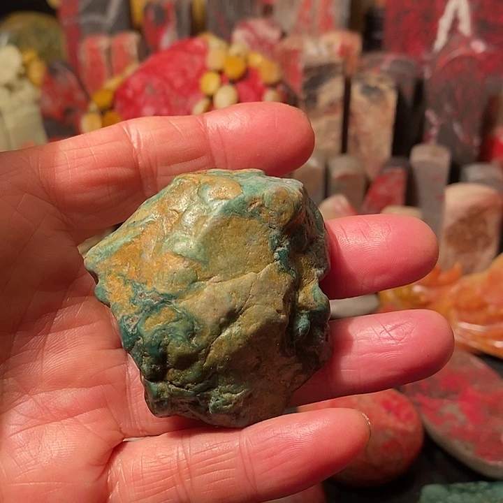 昌化鸡血石昌化绿