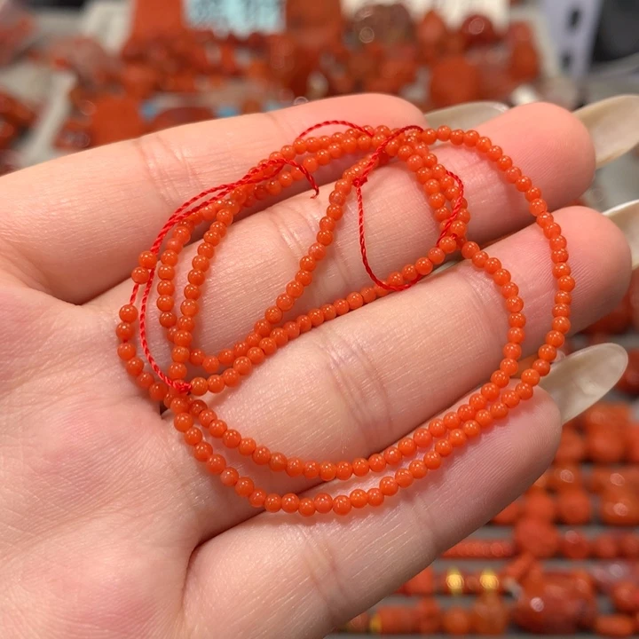 【闪购商品】未镶嵌小咪珠多圈2m+南红玛瑙