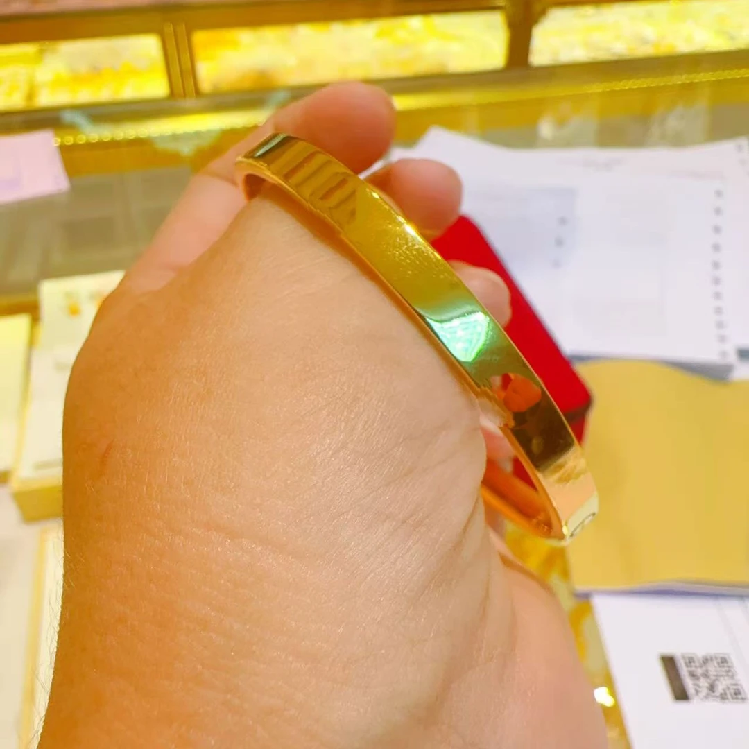 合金手镯 0.15g  k 手镯 سېھران مىس قاپلىما ئالتۇنلىرى