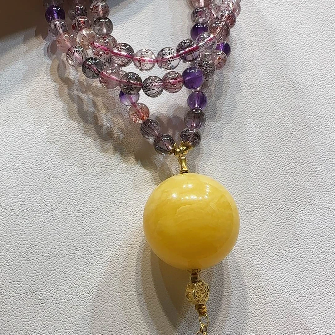 未镶嵌水晶项链超七6mm