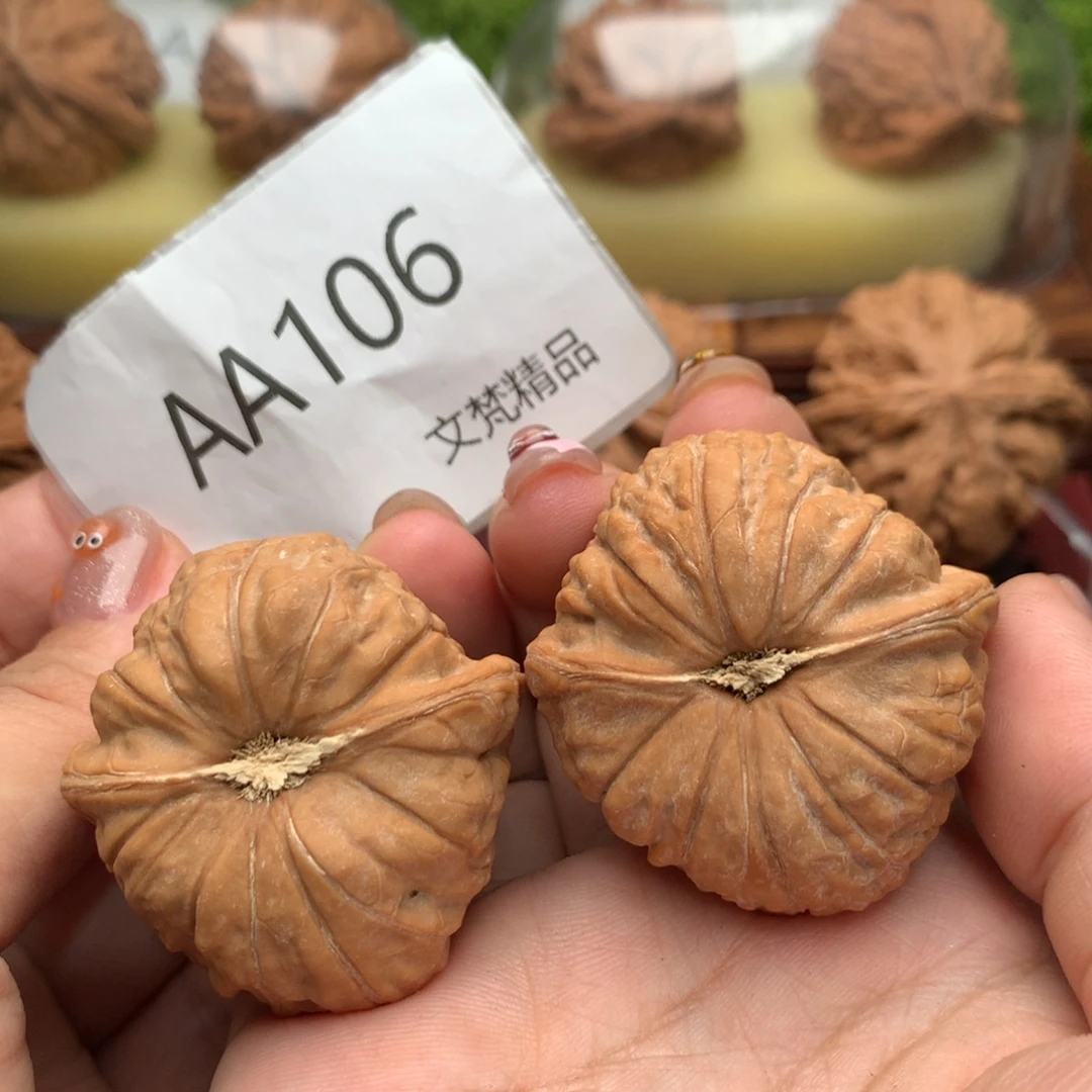 文玩核桃把件全品南瓜墩40
