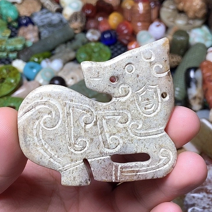 和田玉未镶嵌颈饰15