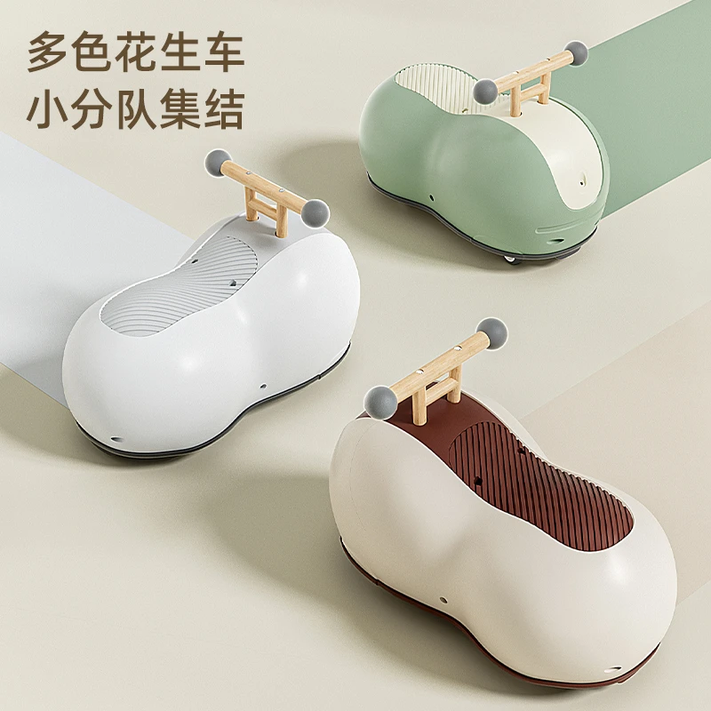 学步车1-6岁花生车男女宝宝可坐滑行车防侧翻平衡训练儿童车1-3岁