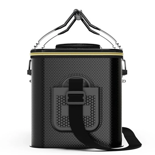 正品活鱼桶大号活鱼箱折叠EVA钓鱼桶加厚水桶装鱼神器渔具多尺寸