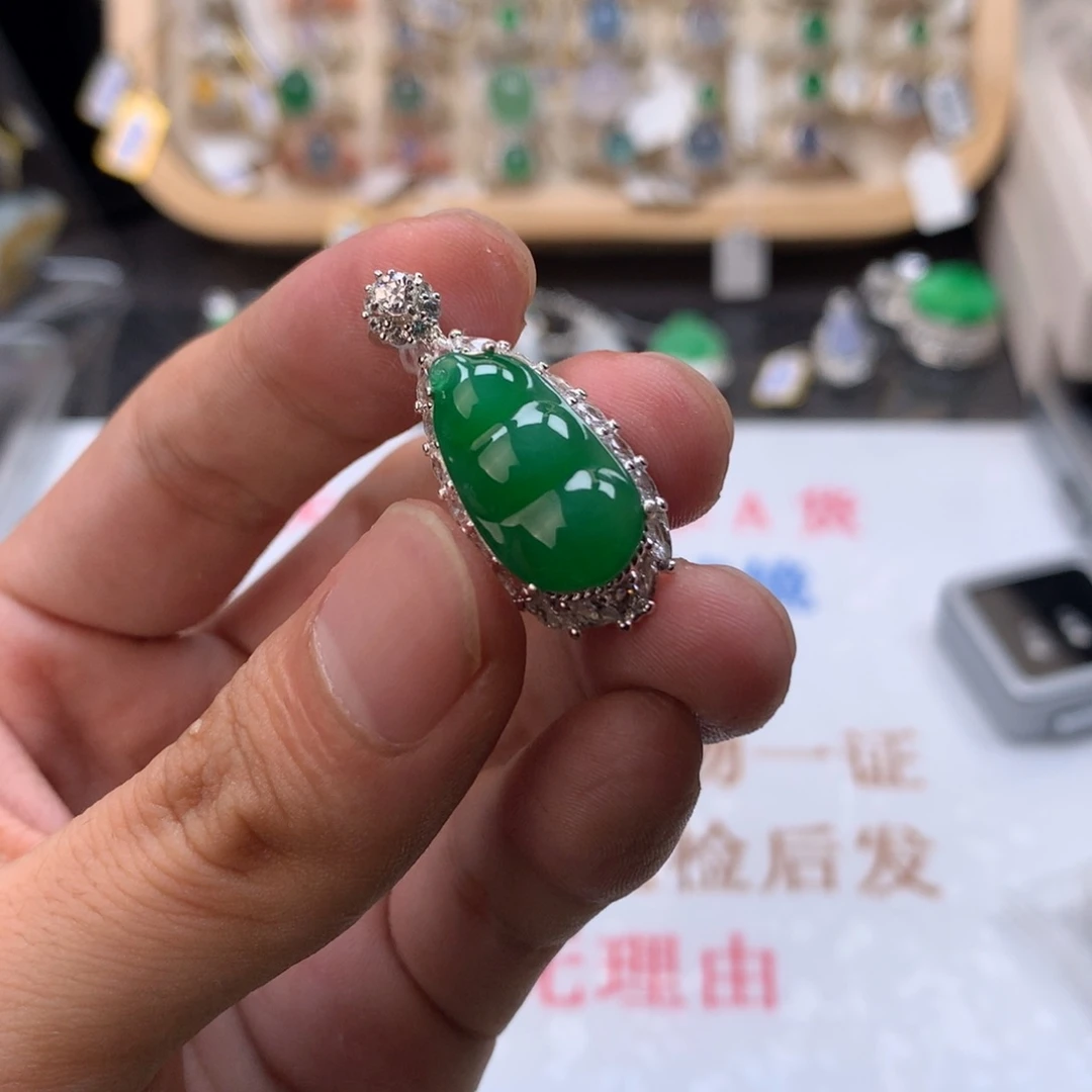 未镶嵌戒指翡翠天然缅甸翡翠a货