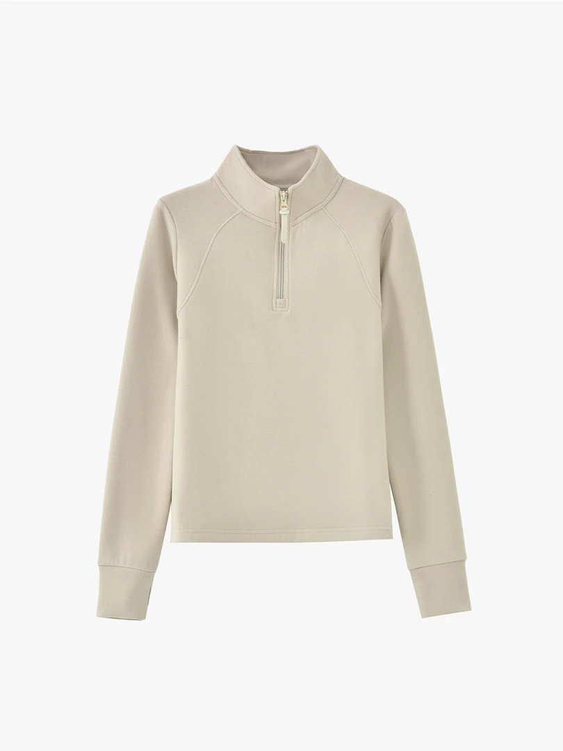 【远红外自发热】防风保暖半拉链立领打底8689