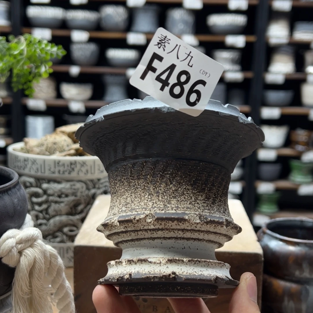 素八九陶瓷内口9.5高9.5