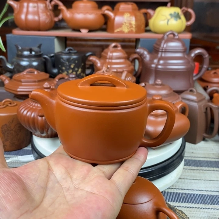 茶壶紫砂汉瓦120-200cc原矿赵庄朱泥特价