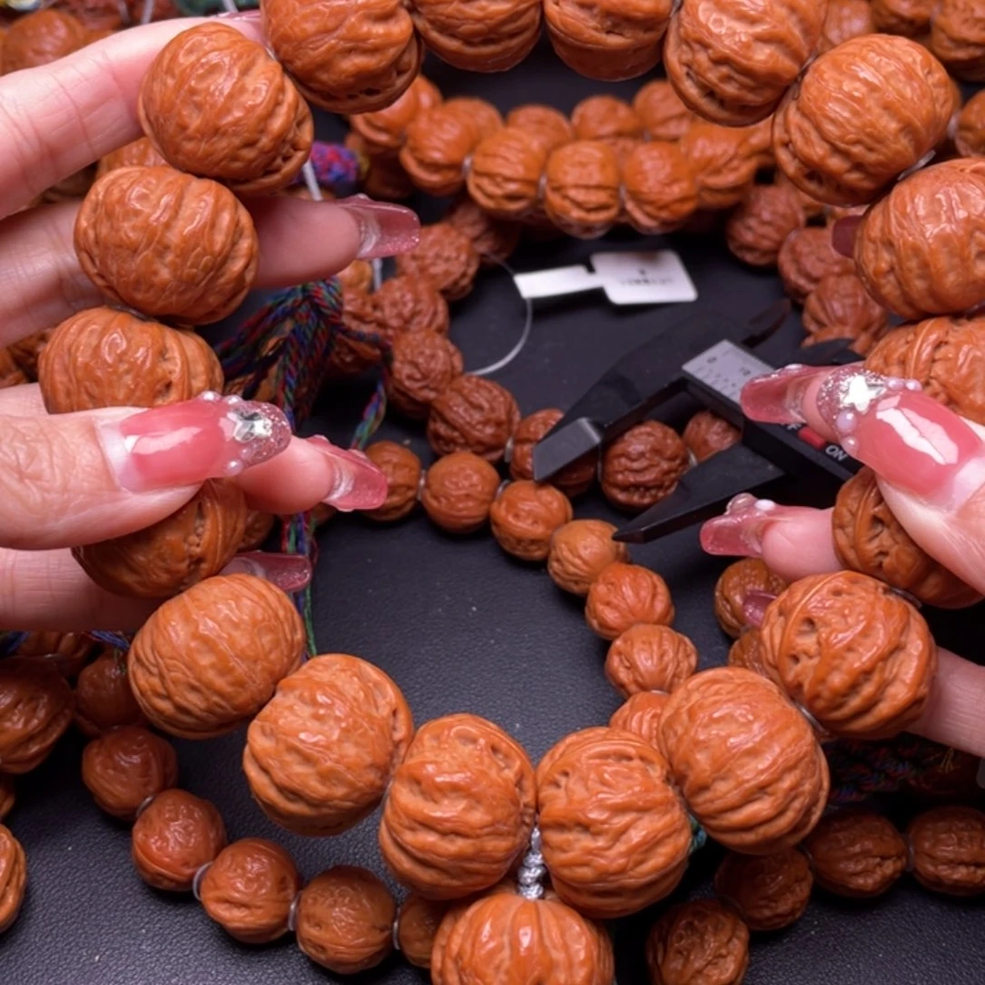 文玩核桃手串周*先磨盘