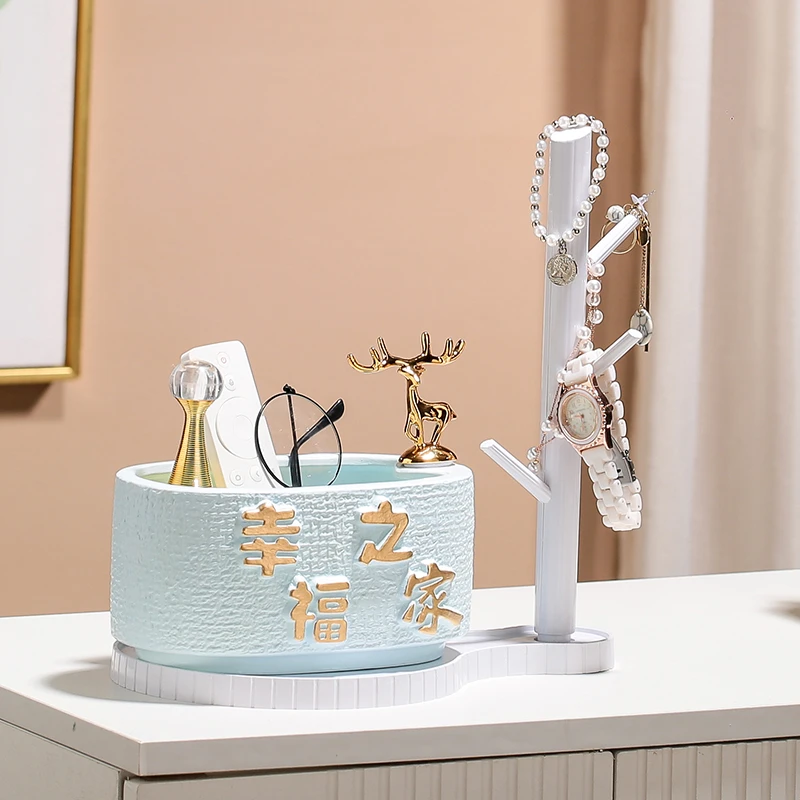 收纳入户钥匙收纳钥匙收纳盒简约创意客厅收纳架玄关钥匙家用可爱