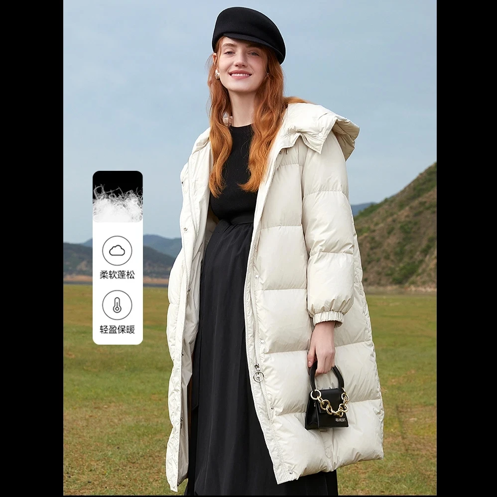 冬季新款孕妇装长款宽松厚羽绒服HH96086
