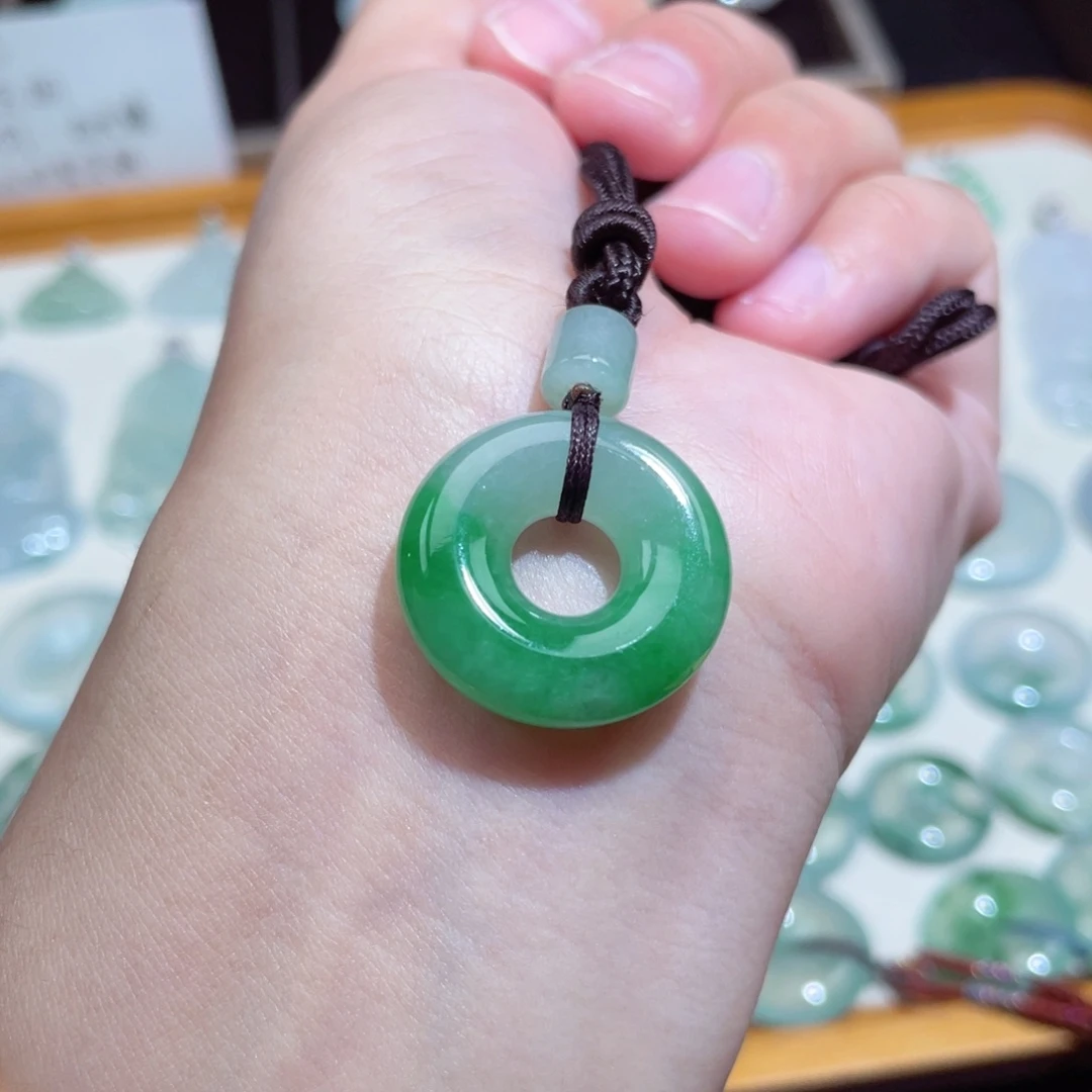 颈饰未镶嵌翡翠甜甜圈