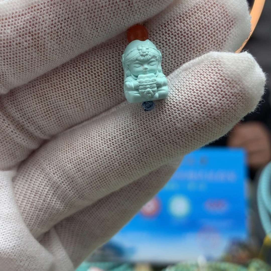 绿松石挂件未镶嵌