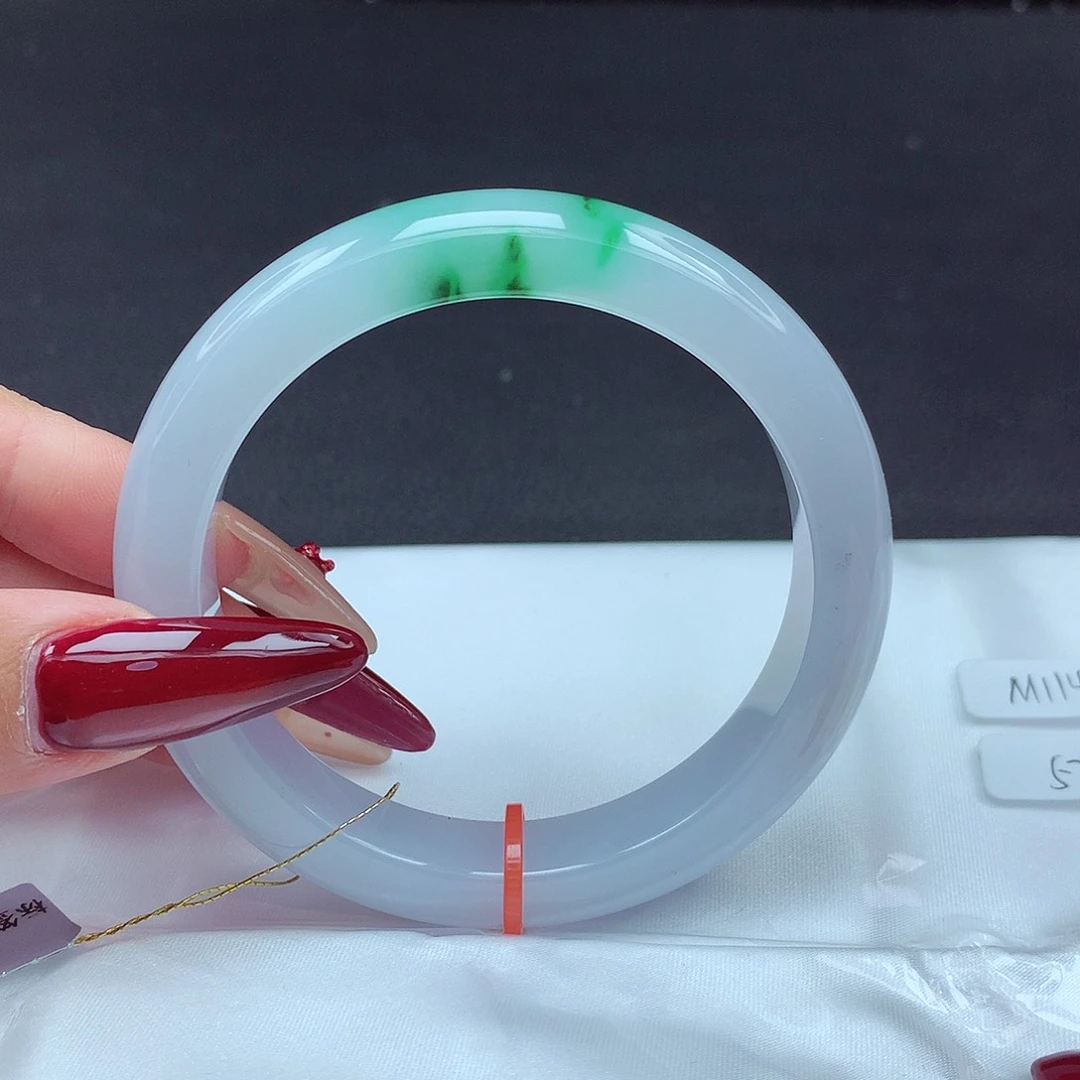 未镶嵌手镯翡翠57圈866