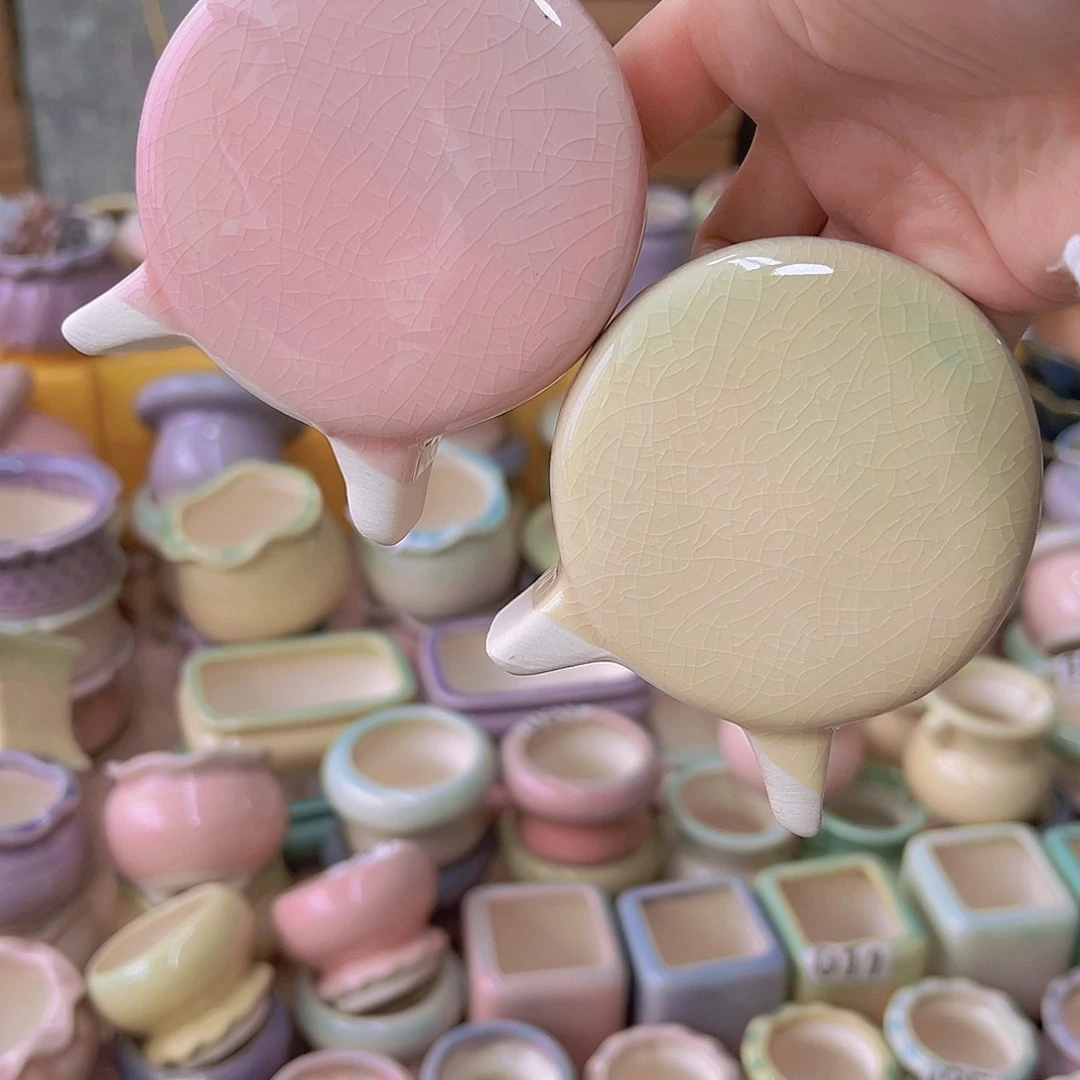 红陶陶瓷花盆当场满12包邮