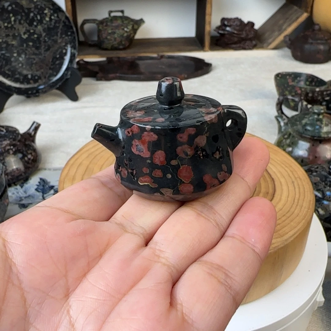梅花玉红梅把把壶