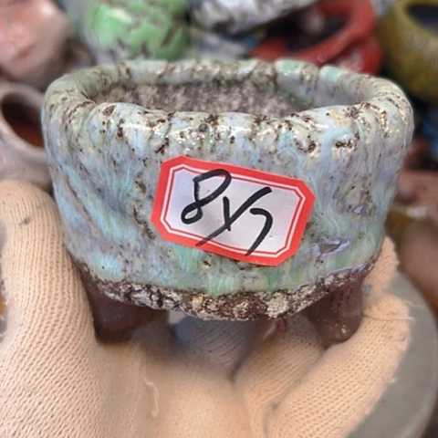 粗陶花盆手工花盆制作