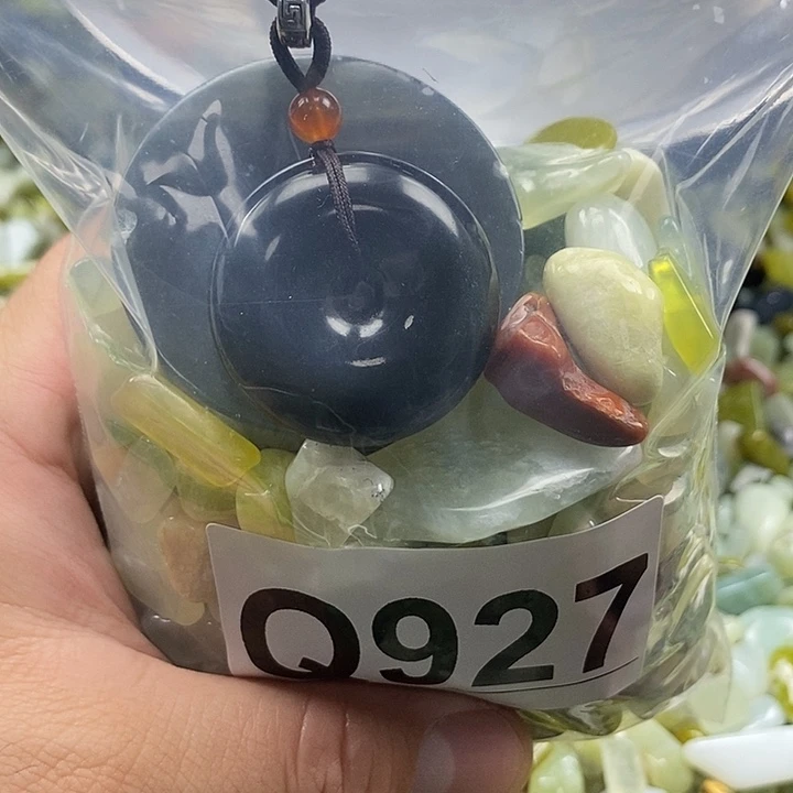 未镶嵌蛇纹石玉鱼缸石