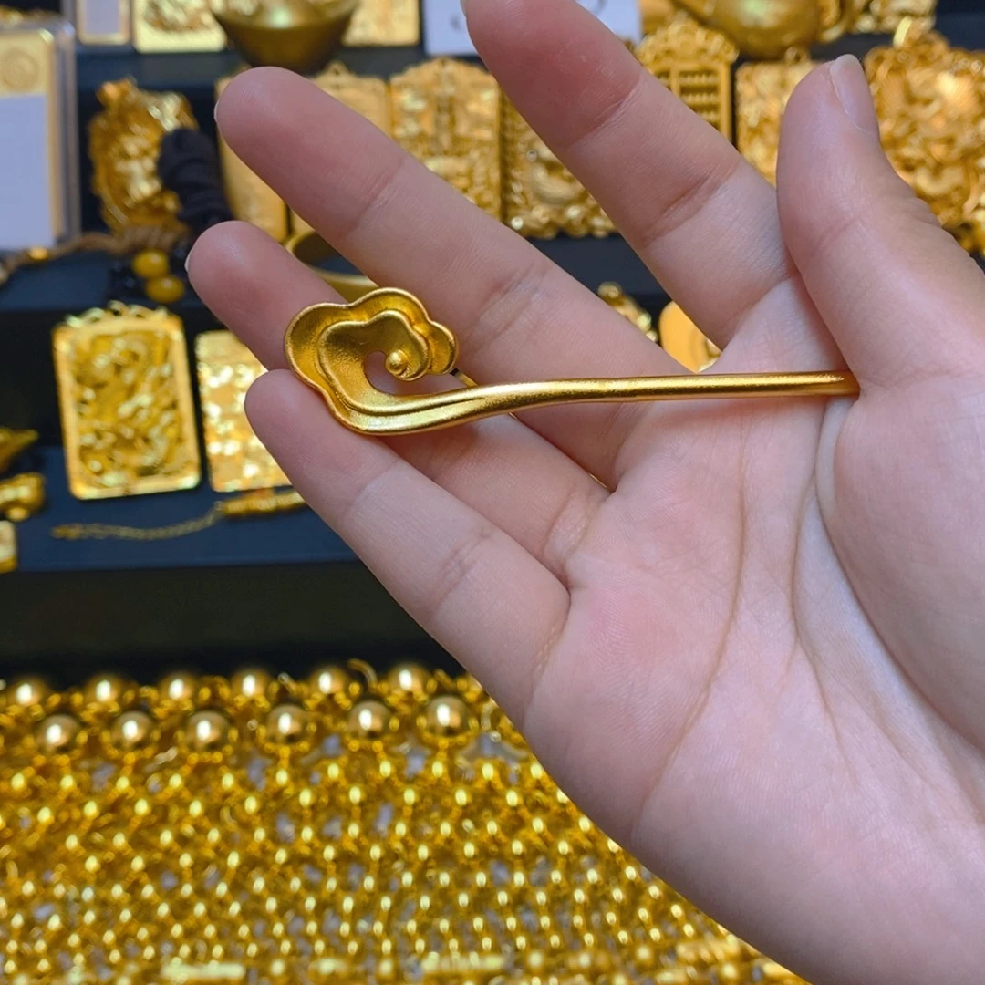 合金无发簪祥云款128