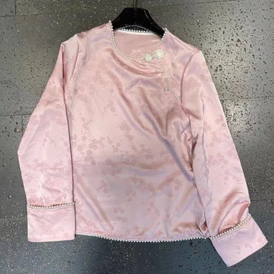 『时尚衬衫Y』复古设计感时尚气质百搭时尚衬衫0173