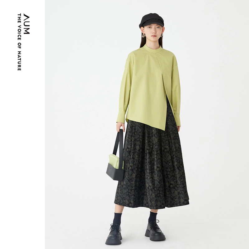 【陈大可精选】AUM/噢姆休闲中式复古时尚文艺衬衫M1DE31489