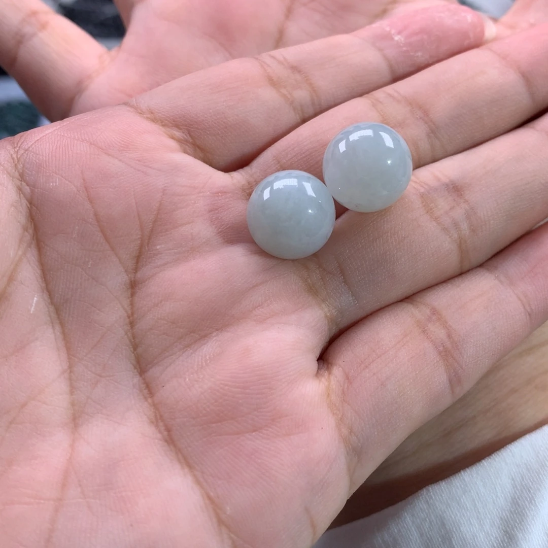 平***心散珠翡翠大卡两颗