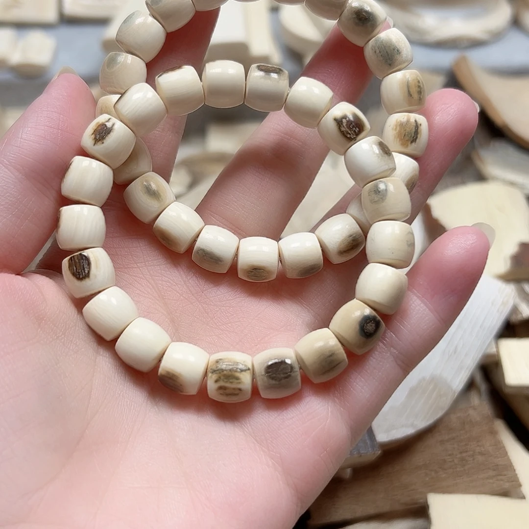 猛犸象牙手串/手链/手镯猛犸原材料边角料大块料