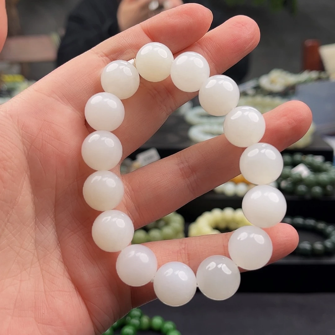 和田玉手串未镶嵌