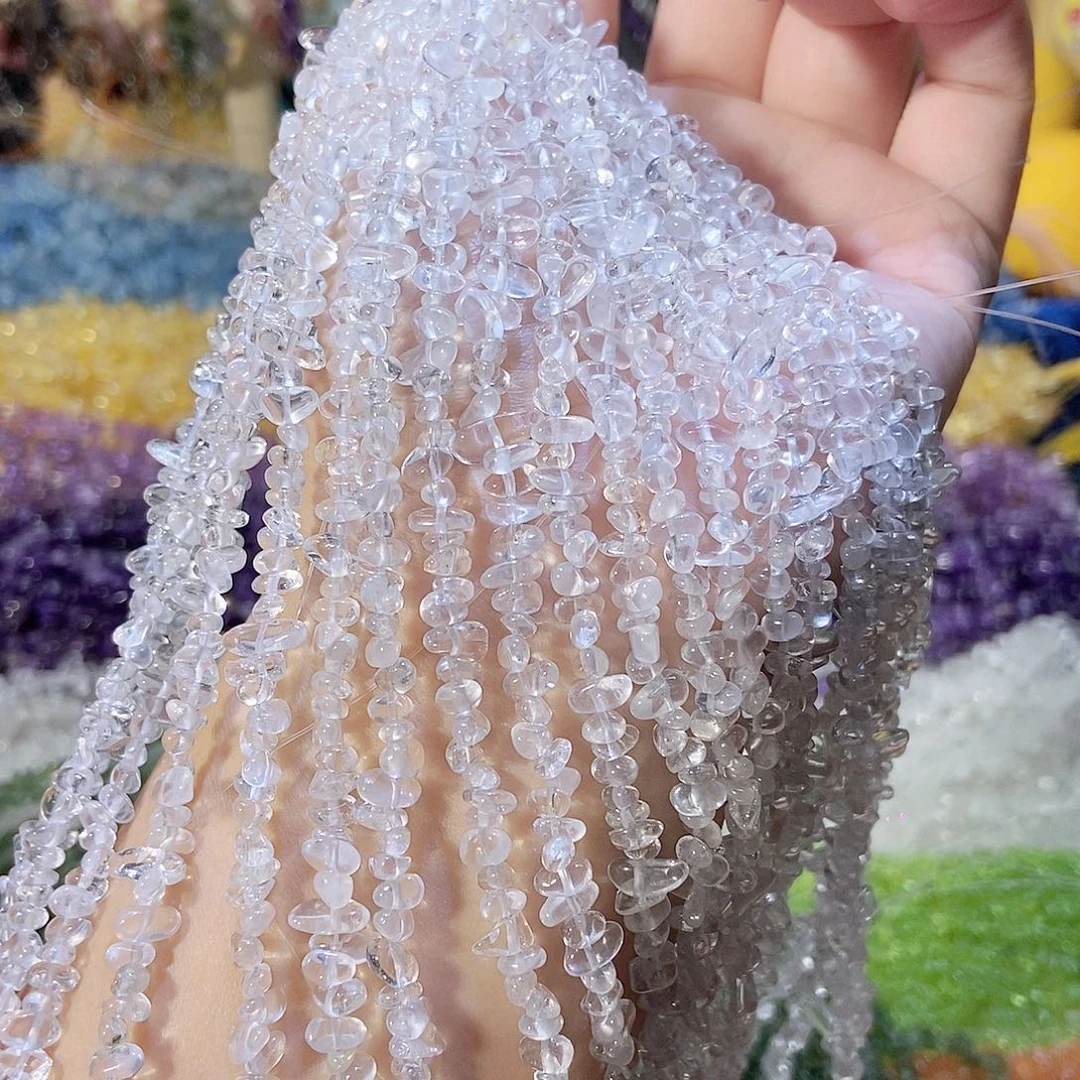 未镶嵌珠宝半成品水晶小白水晶