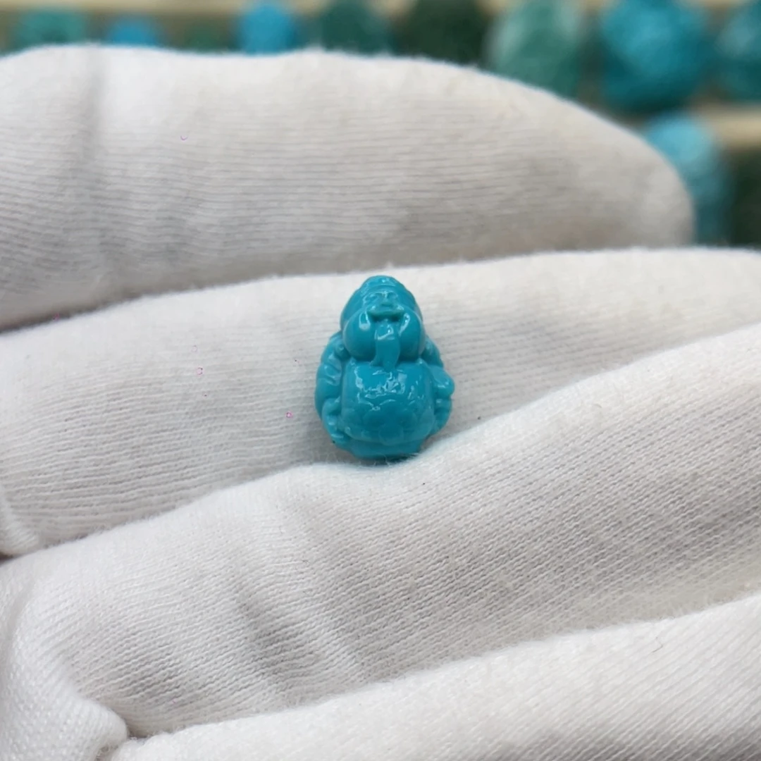 绿松石未镶嵌颈饰卡10-13.3-7