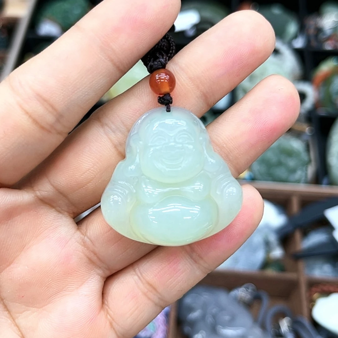 【闪购商品】蛇纹石玉未镶嵌颈饰