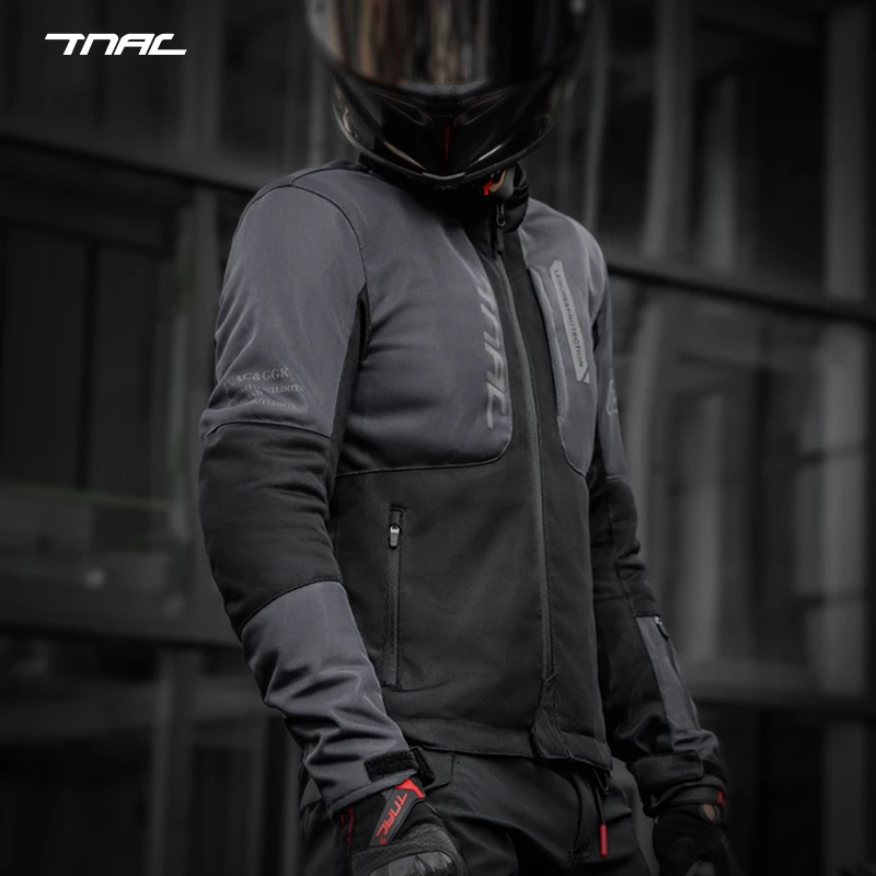 TNAC拓驰仓鼠夏季摩托车骑行服网眼透气休闲防摔机车赛车服摩旅