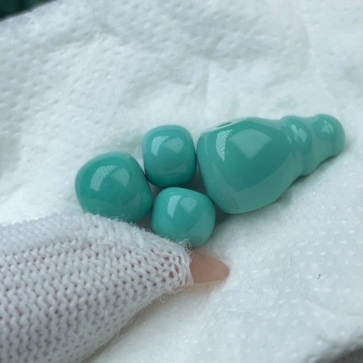 高瓷绿8mm配饰一套