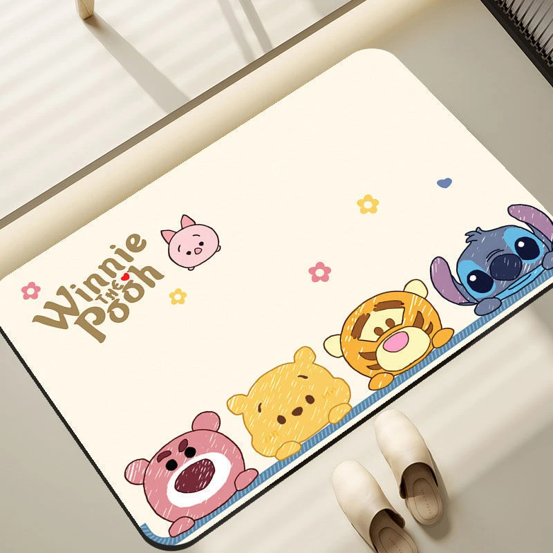 卡通地垫浴室卫生间专用吸水防滑速干脚垫入户耐脏防滑地垫