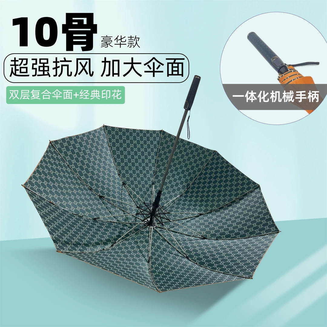 经典轻奢晴雨天两用伞防晒防风双人大伞加大加固双层复合伞