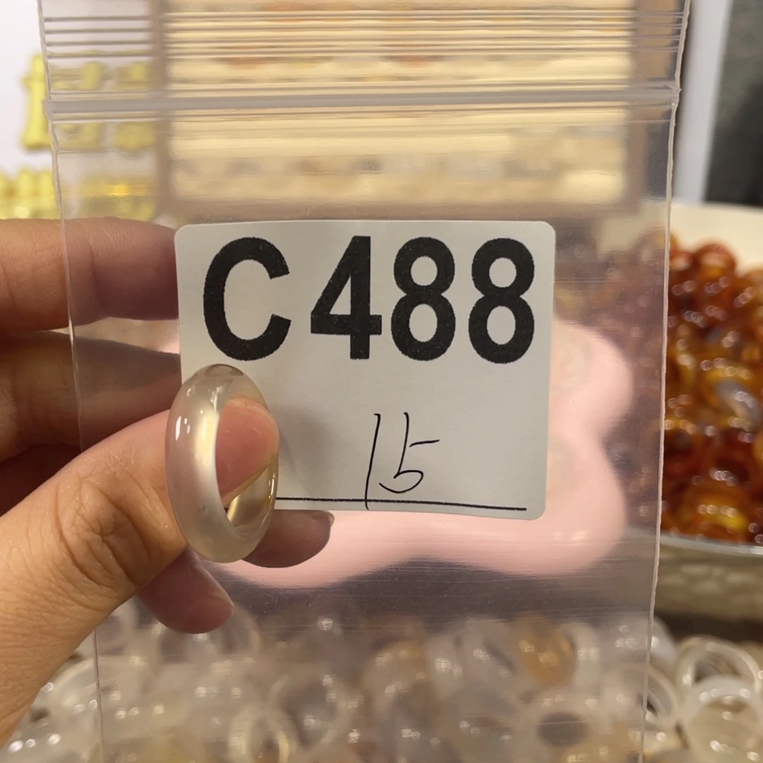 未镶嵌戒指玛瑙/玉髓488