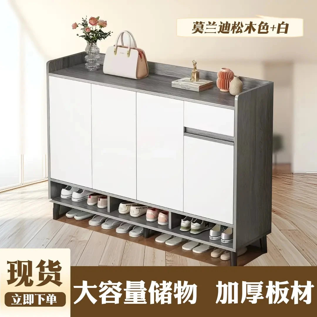 简约风储物柜鞋柜家用鞋架子隔断
